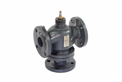 Клапан регулирующий, трехходовой, седельный, фланцевый Ридан VF-3R DN 250, Kvs 630 Клапан регулирующий, трехходовой, седельный, фланцевый Ридан VF-3R DN 250, Kvs 630