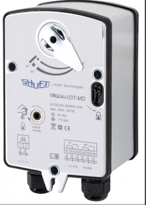 Shuft UB(230)-10T-MD Электропривод с возвратной пружиной для противопожарных клапанов