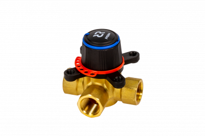 Клапан регулирующий поворотный трехходовой Ридан HRB-3R, DN15, Kvs 2,5 Клапан регулирующий поворотный трехходовой Ридан HRB-3R, DN15, Kvs 2,5