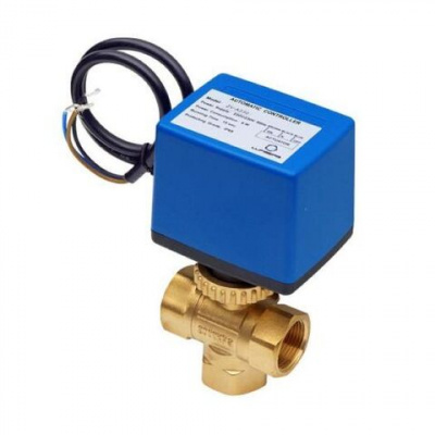 ZV3-15-2-230 3-х ходовой зональный клапан с электроприводом Lufberg