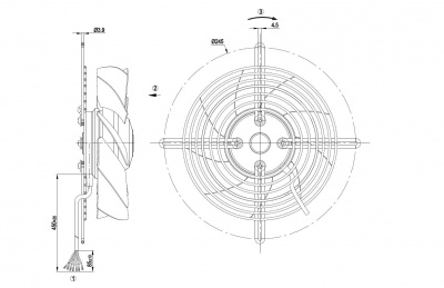 Вентилятор осевой ebmpapst S2D200BH1801 Вентилятор осевой ebmpapst S2D200BH1801